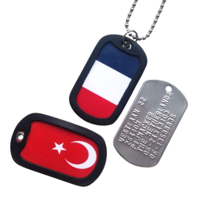 Sos naamplaatje vlag 