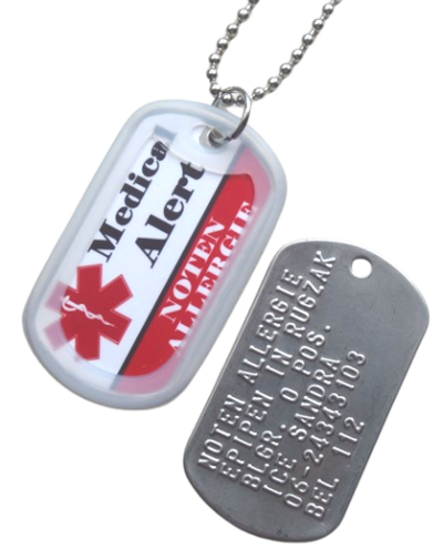 Dogtag medisch medical alert 