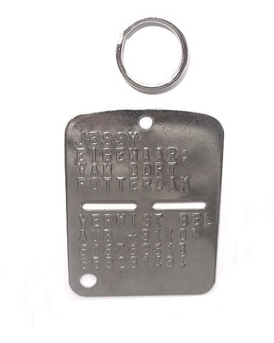 Dogtag hond stoer 