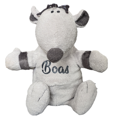 Babyknuffel handpop met of zonder naam bedrukt