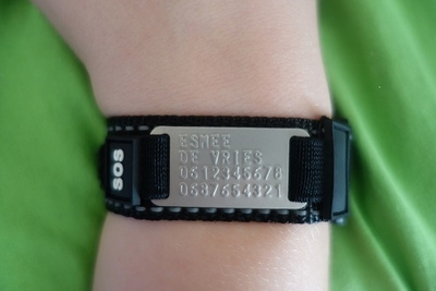 armband SOS kinderen 