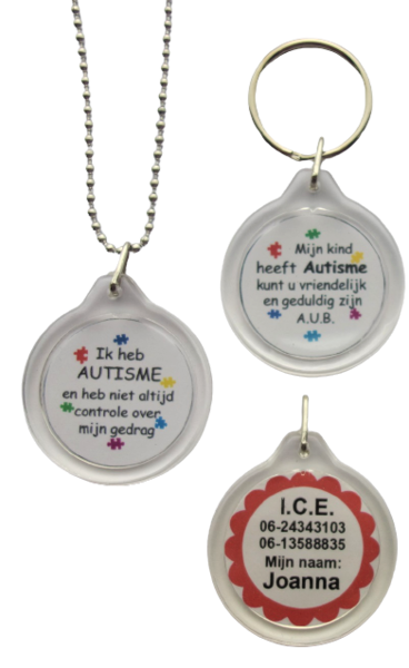 Autisme ketting 2-zijde