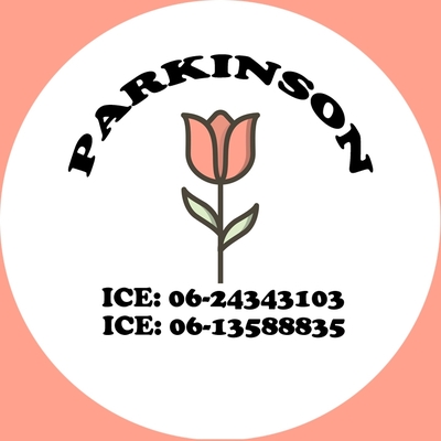 Button PARKINSON eigen tekst 5cm