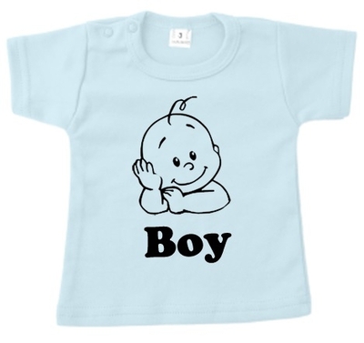 Baby t-shirt bedrukt baby jongen