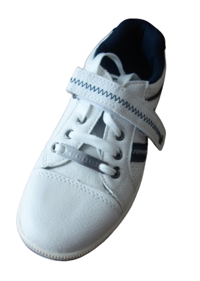 Shoe tag zilver RVS klein met glow in the dark veters diverse kleuren verkrijgbaar 