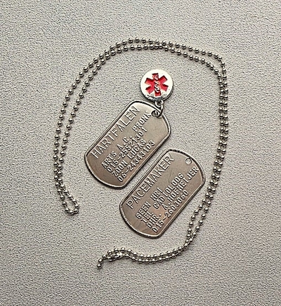 Dogtag HARTFALEN OF PACEMAKER RVS