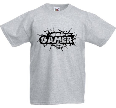 kinder t-shirt bedrukt met gamer