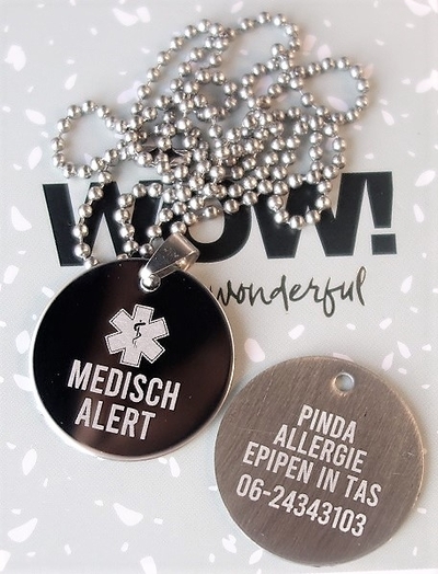 SOS hanger | Medische SOS hanger | : id-plaatjes voor