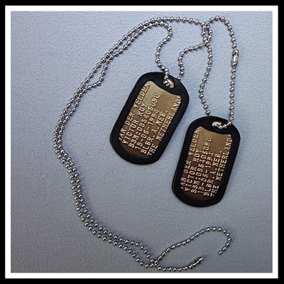 Dogtags messing