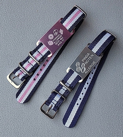 SOS armband met uw allergie gegraveerd