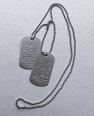 Dogtags aluminium stevig glad diverse kleuren 