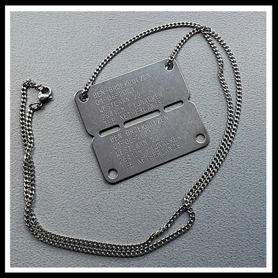 Dutch Army Tag origineel