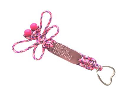 Paracord sleutelhanger libelle 
